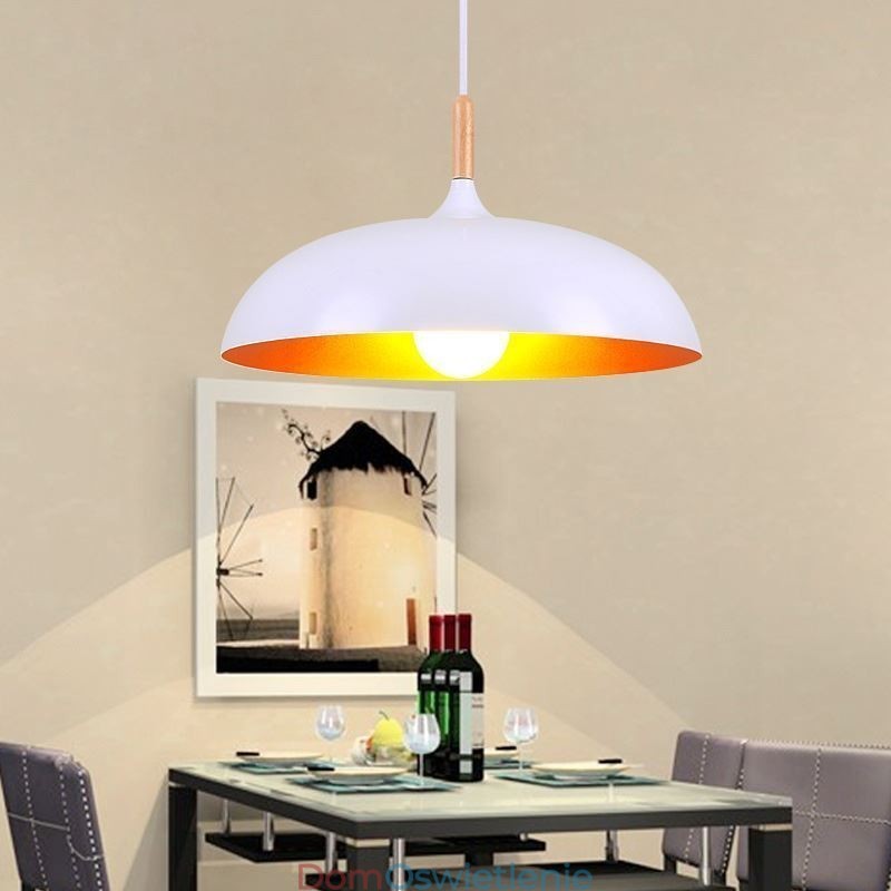 Nowoczesna lampa wisząca Minimalistyczna dekoracyjna lampa czarno-biała