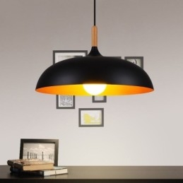 Nowoczesna lampa wisząca Minimalistyczna dekoracyjna lampa czarno-biała