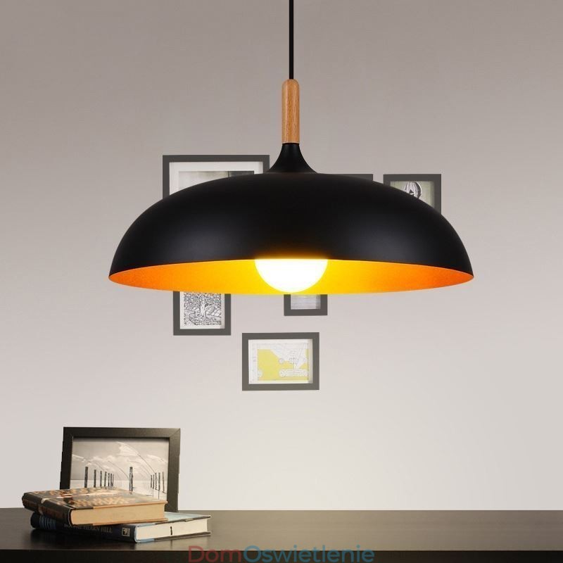 Nowoczesna lampa wisząca Minimalistyczna dekoracyjna lampa czarno-biała