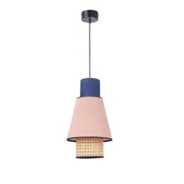 1 Lekka sukienka Lampa wisząca Abażur Bambusowe Oświetlenie
