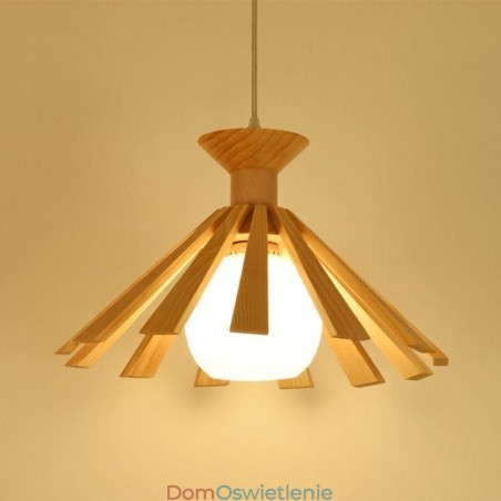 Prosty styl Drewniana lampa wisząca Prosty styl Drewniana lampa wisząca