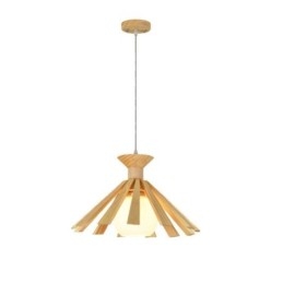 Prosty styl Drewniana lampa wisząca
