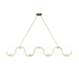 Nowoczesna szklana kula wisząca lampa minimalistyczna