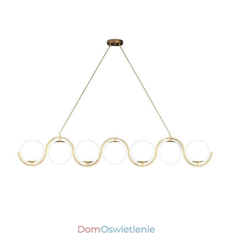 Nowoczesna szklana kula wisząca lampa minimalistyczna