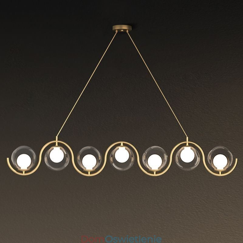 Nowoczesna szklana kula wisząca lampa minimalistyczna