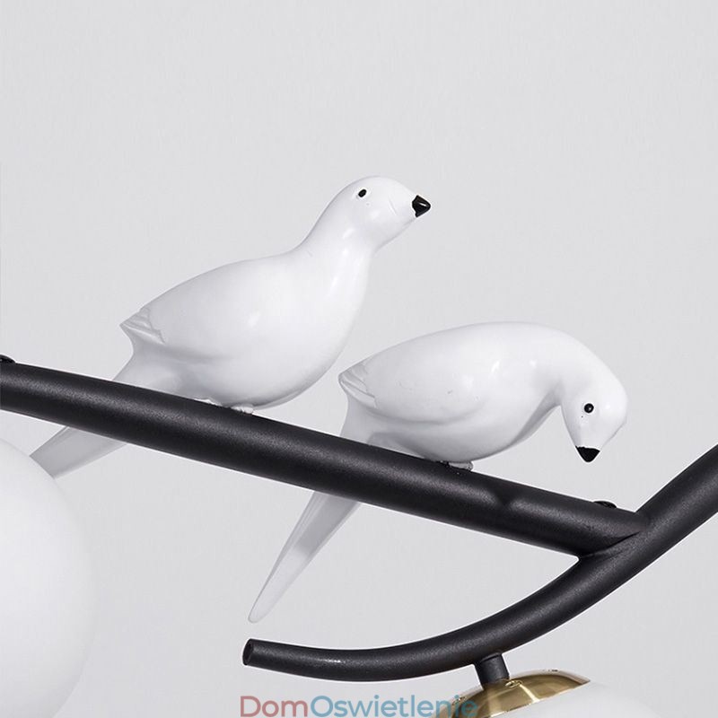 Nowoczesna minimalistyczna lampa wisząca z gałęzi, 4 lampy, dekoracyjna lampa