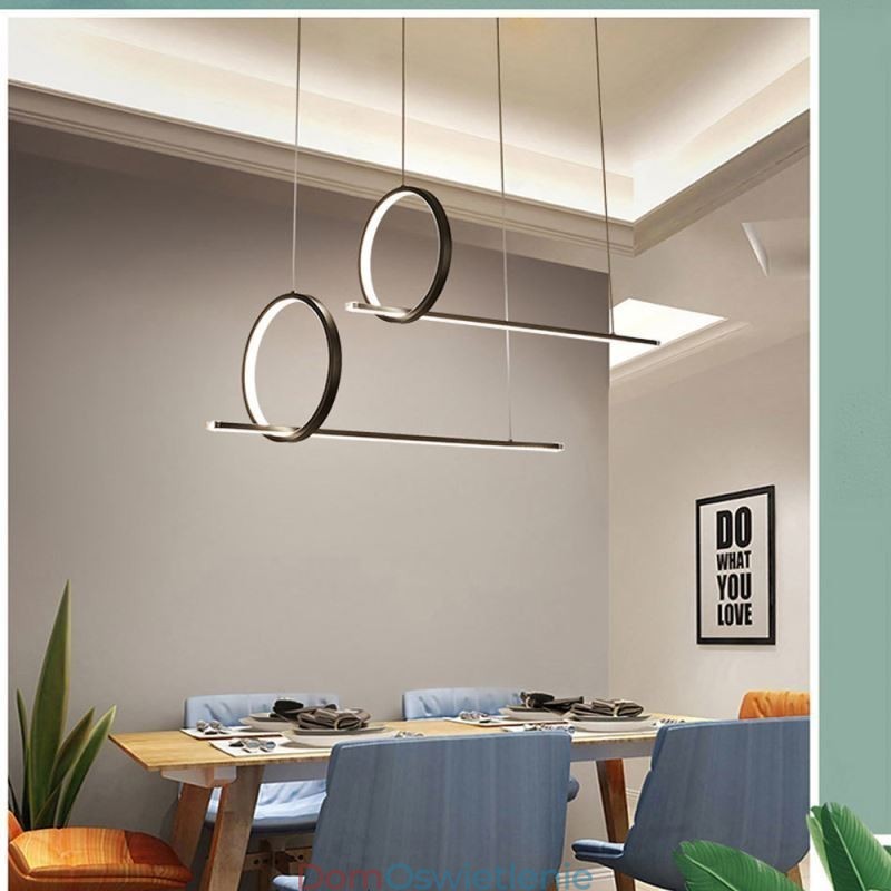 Wisząca lampa minimalistyczna dekoracyjna oprawa świetlna