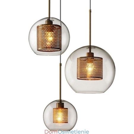 Minimalistyczna szklana lampa wisząca z 3 światłami, lampa sufitowa, wyspa Minimalistyczna szklana lampa wisząca z 3 światłami, lampa sufitowa, wyspa