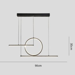 Wisząca lampa minimalistyczna dekoracyjna oprawa świetlna