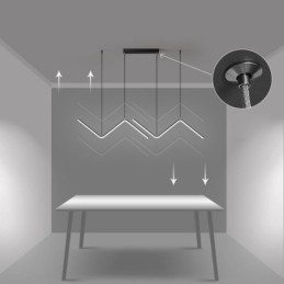 Wisząca lampa minimalistyczna dekoracyjna oprawa świetlna