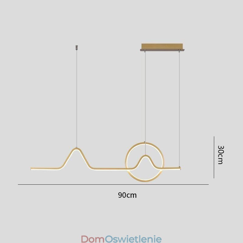 Wisząca lampa minimalistyczna dekoracyjna oprawa świetlna 52W