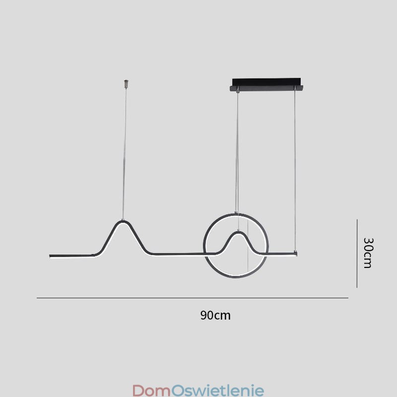 Wisząca lampa minimalistyczna dekoracyjna oprawa świetlna 52W