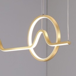 Wisząca lampa minimalistyczna dekoracyjna oprawa świetlna 52W