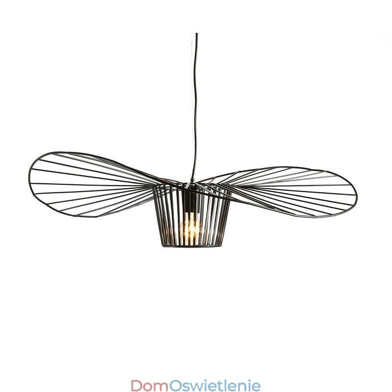 Żelazna lampa wisząca słomkowy kapelusz lampa 1 światło