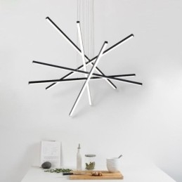 Liniowa lampa wisząca dekoracyjna oprawa świetlna