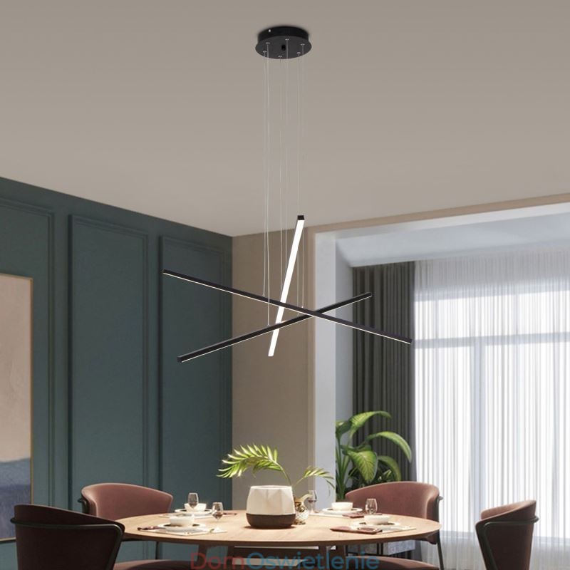Liniowa lampa wisząca dekoracyjna oprawa świetlna