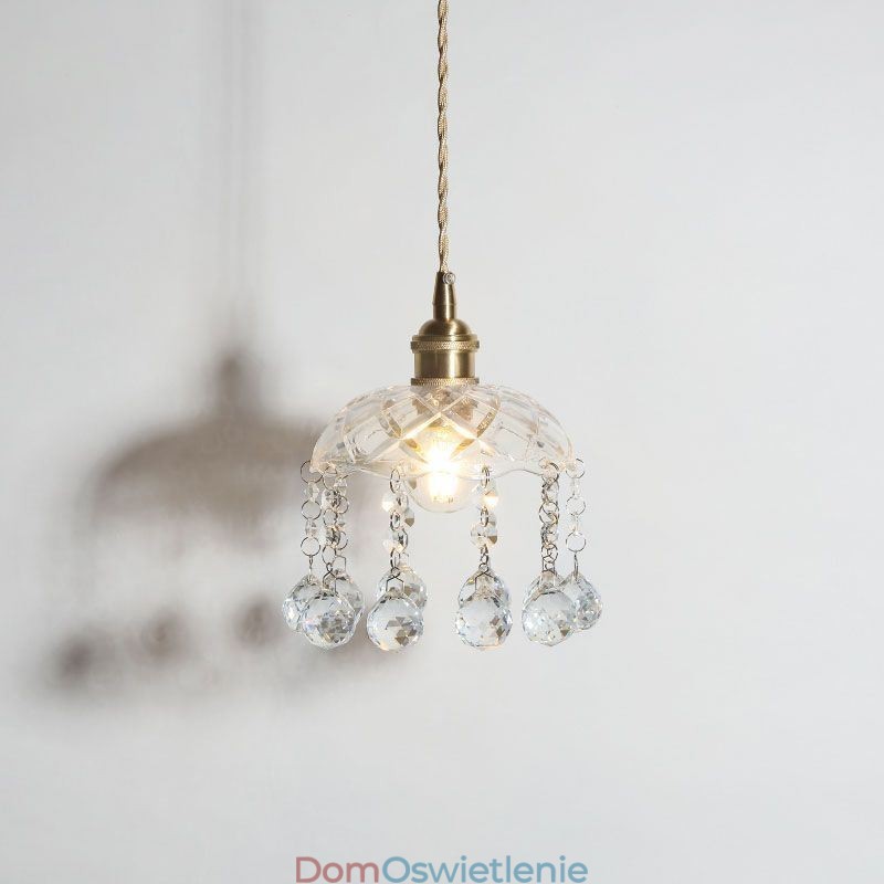 Nowoczesna Mini Szklana Lampa Wisząca 1 Światło Dekoracyjne Oprawa Światła