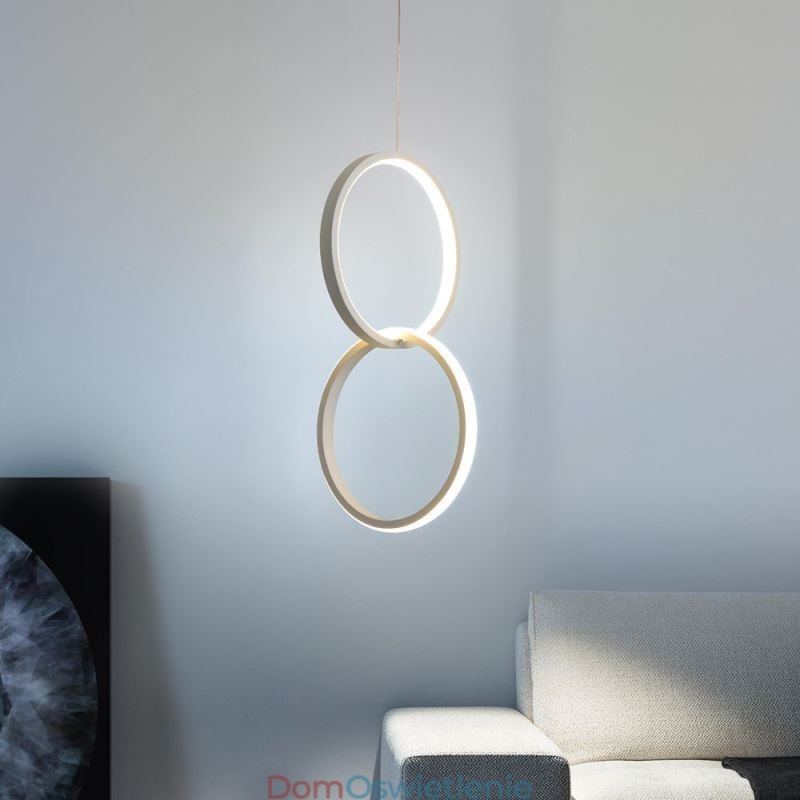 Minimalistyczna lampa wisząca Double Ring