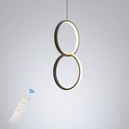 Minimalistyczna lampa wisząca Double Ring