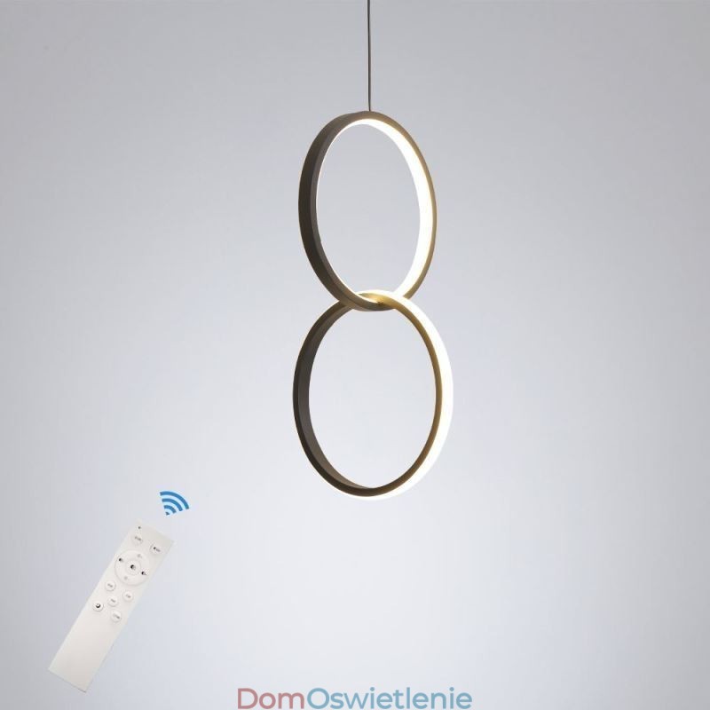 Minimalistyczna lampa wisząca Double Ring