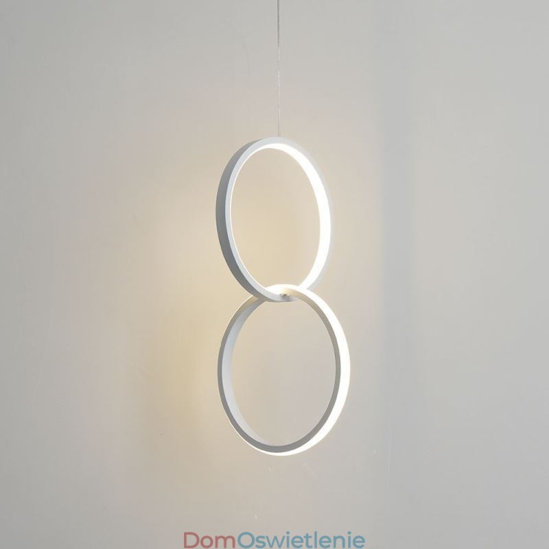 Minimalistyczna lampa wisząca Double Ring