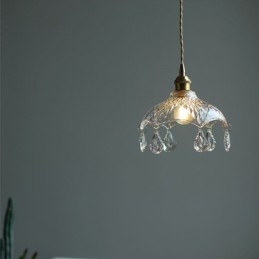Nowoczesna minimalistyczna szklana lampa wisząca pojedyncza lampa wisząca