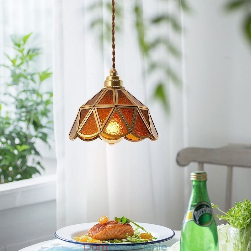 Retro Szklana Lampa Wisząca Japoński Styl Szklana Lampa Sufitowa