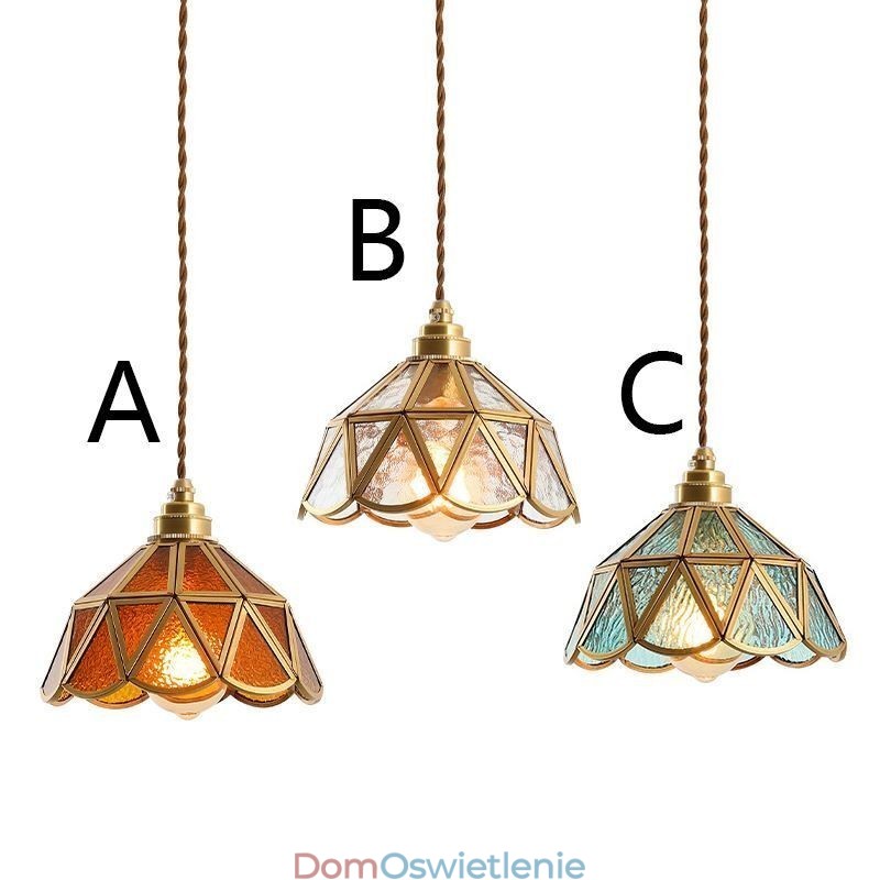 Retro Szklana Lampa Wisząca Japoński Styl Szklana Lampa Sufitowa