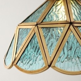 Retro Szklana Lampa Wisząca Japoński Styl Szklana Lampa Sufitowa