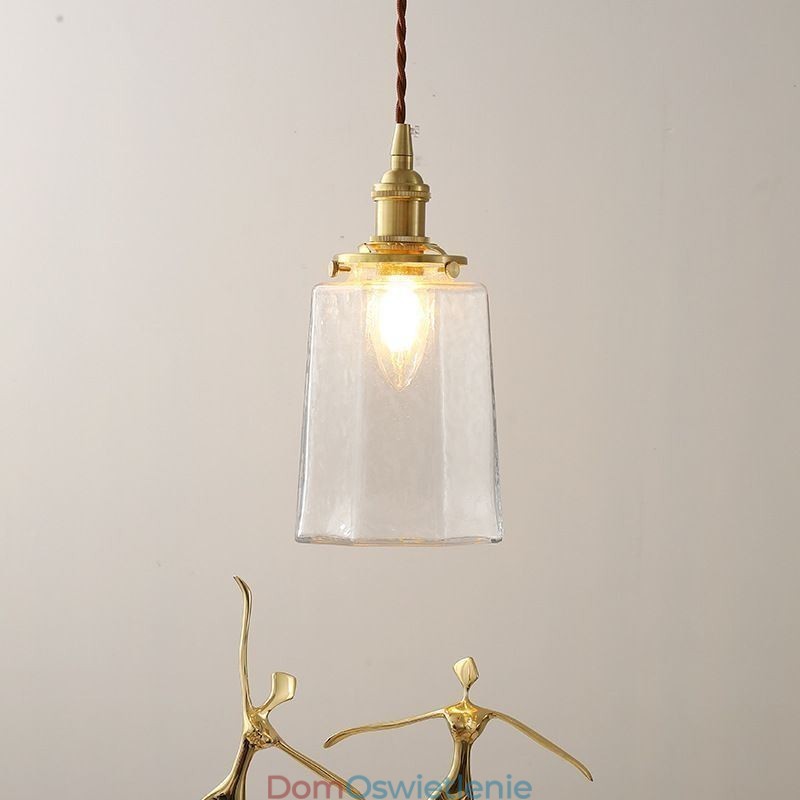 Nowoczesna minimalistyczna szklana lampa wisząca dekoracyjna lampa sufitowa