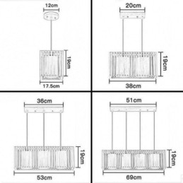 Minimalistyczna lampa wisząca w kształcie klatki z drewna