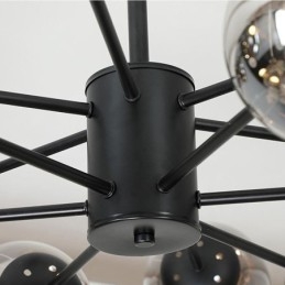 Magiczna fasolka wisząca lampa w stylu nordyckim szklana kula gipsówka wisząca lampa