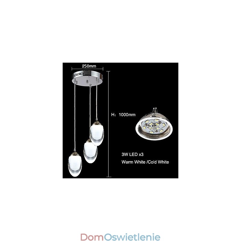 Nowoczesny Współczesny Tradycyjny Klasyczny Wiejski Chromowany Szklany Żyrandol Wisząca Lampa