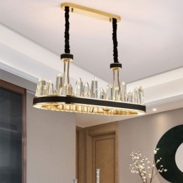 Współczesna kryształowa lampa wisząca Kryształowa lampa sufitowa