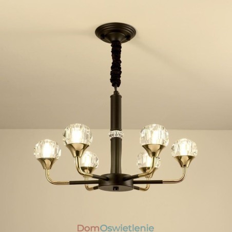 Nowoczesna kryształowa lampa wisząca Elegancki kryształowy żyrandol Nowoczesna kryształowa lampa wisząca Elegancki kryształowy żyrandol