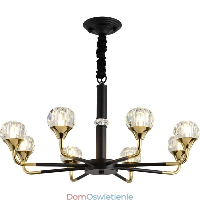 Nowoczesna kryształowa lampa wisząca Elegancki kryształowy żyrandol