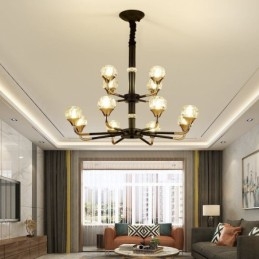 Nowoczesna kryształowa lampa wisząca Elegancki kryształowy żyrandol