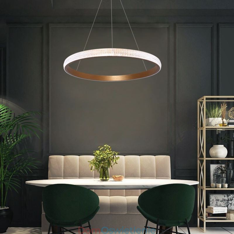 Lampa wisząca Ring Minimalistyczna oprawa świetlna z akrylu