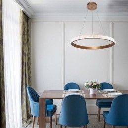 Lampa wisząca Ring Minimalistyczna oprawa świetlna z akrylu