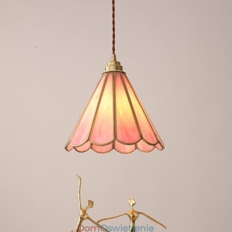 Wisząca lampa szklana w stylu japońskim, retro, płatek światła Wisząca lampa szklana w stylu japońskim, retro, płatek światła