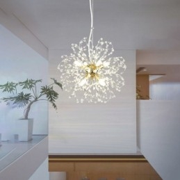 Wisząca lampa kryształowa Dandelion, elegancki żyrandol