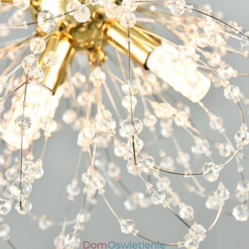 Wisząca lampa kryształowa Dandelion, elegancki żyrandol