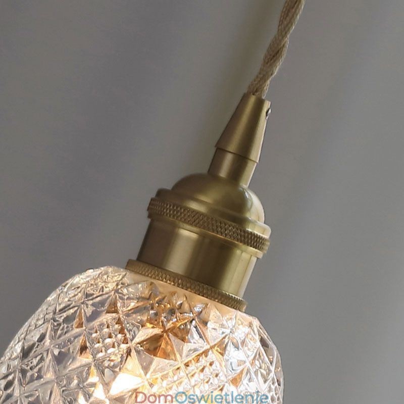 Nowoczesna lampa wisząca ze szkła kwiatowego 1 światło dekoracyjne oprawa świetlna