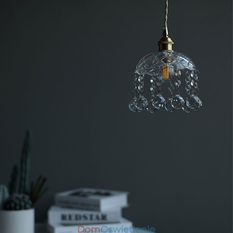 Nowoczesna Mini Szklana Lampa Wisząca 1 Światło Dekoracyjne Oprawa Światła