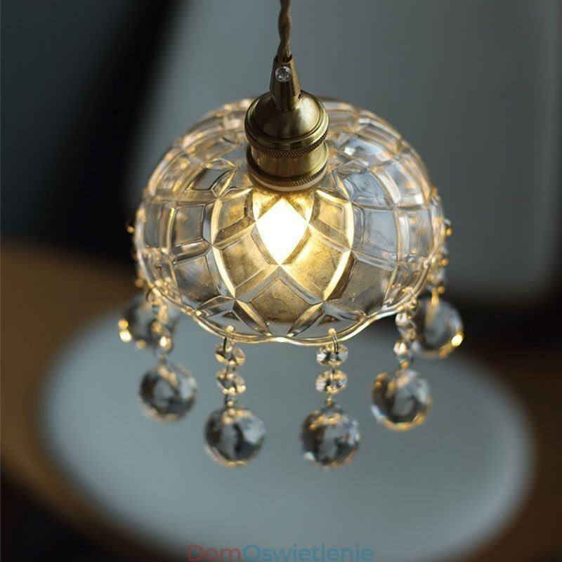 Nowoczesna Mini Szklana Lampa Wisząca 1 Światło Dekoracyjne Oprawa Światła