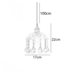 Nowoczesna Mini Szklana Lampa Wisząca 1 Światło Dekoracyjne Oprawa Światła