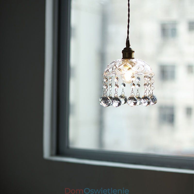 Nowoczesna Mini Szklana Lampa Wisząca 1 Światło Dekoracyjne Oprawa Światła