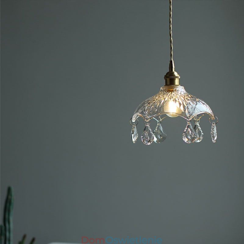 Nowoczesna minimalistyczna szklana lampa wisząca pojedyncza lampa wisząca