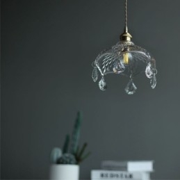 Nowoczesna minimalistyczna szklana lampa wisząca pojedyncza lampa wisząca