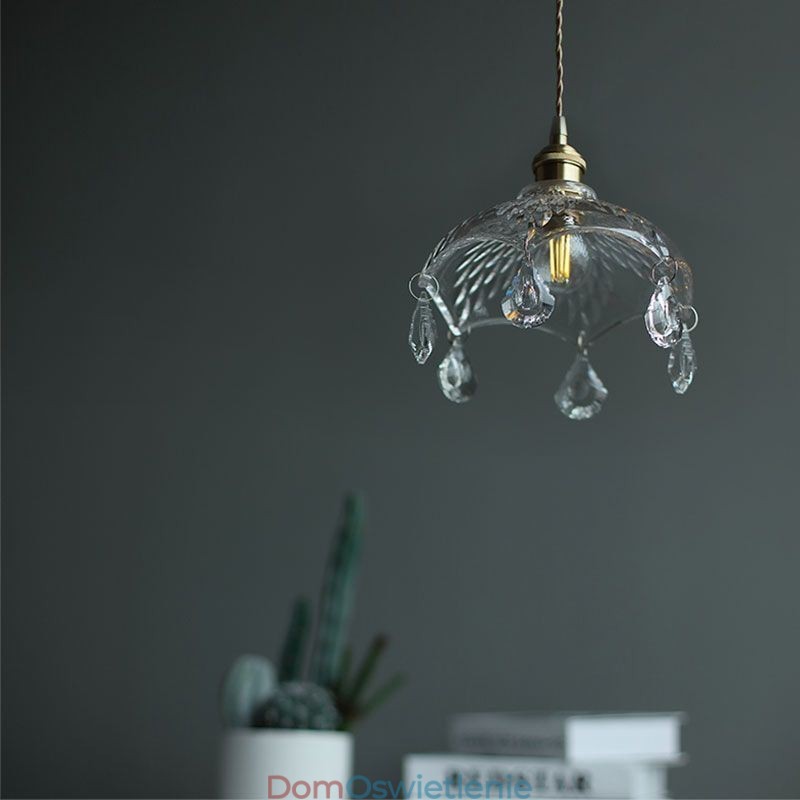 Nowoczesna minimalistyczna szklana lampa wisząca pojedyncza lampa wisząca